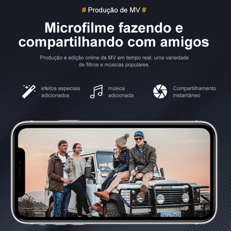 Drone Mini Profissional XT8 Câmera HD 4K WiFi FPV