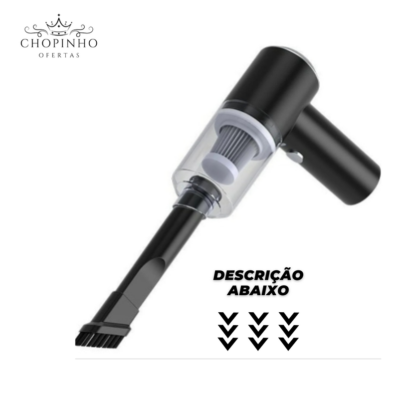 Aspirador de Pó Portátil High Power Mini